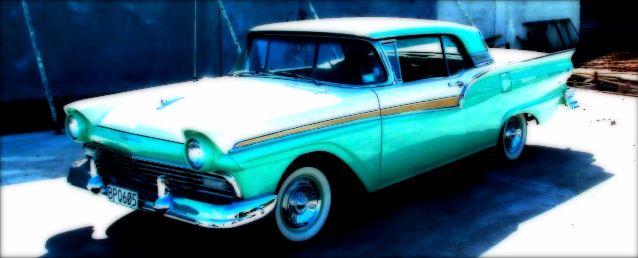 Restored classic car